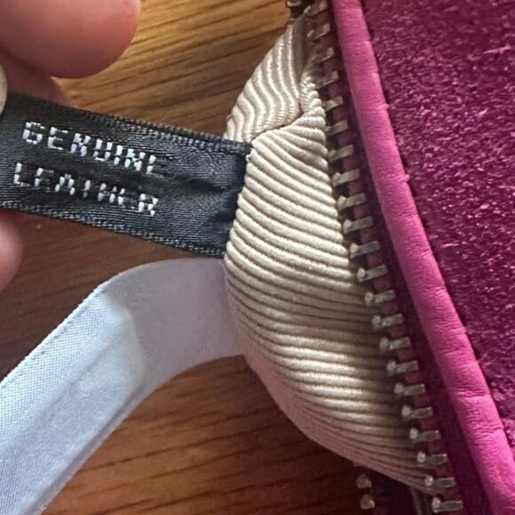 Vintage Ann Taylor Purple Suede Baguette Bag – Genuine Leather - Picture 8 of 8